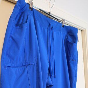 Cherokee Infinity 4-Pocket STRETCH Drawstring Scrub Pants - Royal Blue 1123T